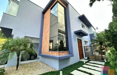 Casa em condomínio fechado com 3 quartos à venda na rua alceu koehntopp, --, américa, joinville por r$ 2.500.000