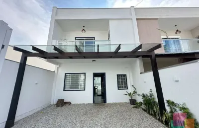 Casa em condomínio fechado com 3 quartos à venda na alfredo emídio da silva, --, itajubá, barra velha por r$ 1.300.000