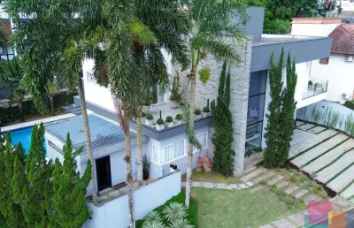 Casa em condomínio fechado com 4 quartos à venda na macapá, --, anita garibaldi, joinville por r$ 3.990.000