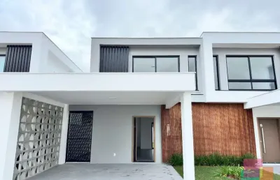 Casa em condomínio fechado com 3 quartos à venda na rua marcos joão serafim, --, vila nova, joinville por r$ 715.000