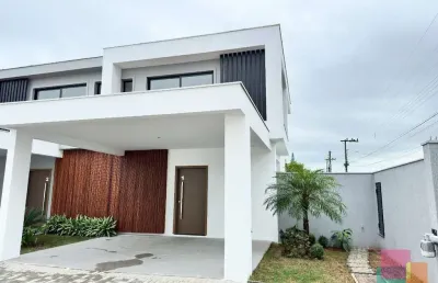 Casa em condomínio fechado com 3 quartos à venda na rua marcos joão serafim, --, vila nova, joinville por r$ 705.000