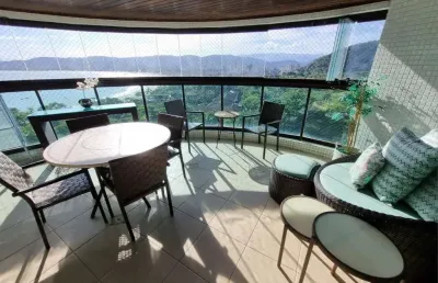 Resort de luxo à beira-mar na praia da enseada - guarujá/sp: apartamento de 4 suítes. visite o condomínio clube tortugas! ?