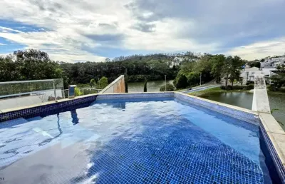 Luxuosa mansão com 5 suítes no swiss park - são bernardo do campo residência exclusiva com 600m² de área, 4 vagas de garagem e área de lazer completa!