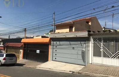 Sobrado à venda em santo andré, jardim utinga, com 3 quartos, com 250 m²