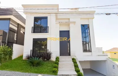 Casa em condomínio fechado com 4 quartos à venda na Hermenegildo Lucca, 101, São Braz, Curitiba