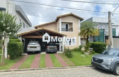 Sobrado com 5 suítes à venda no condomínio residencial veredas