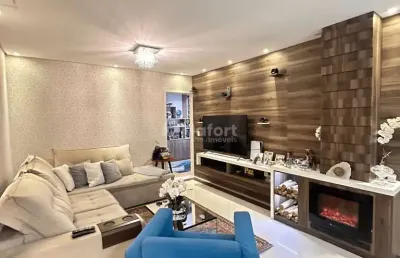 Apto com 3 dormitórios, varanda gourmet, lazer completo, 2vagas