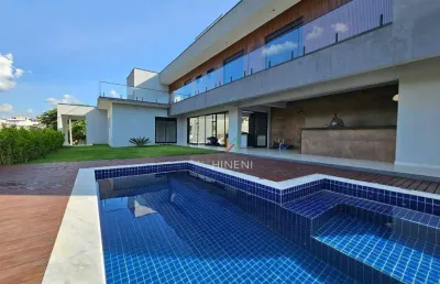 Casa bless sobrado com 4 dormitórios à venda, 312 m² por r$ 2.700.000 - figueira garden - atibaia/sp
