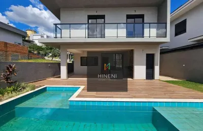 Sobrado moderno 03 suites condominio fechado terras de atibaia