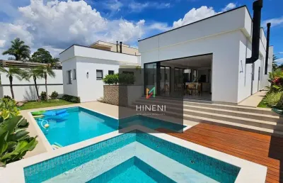 Casa terrea imponente alto luxo e padrao 04 suites condominio fechado em atibaia