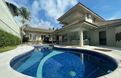 Casa residencial tivoli 1 | 5 suítes | 3 salas | 7 banheiros | 4 vagas