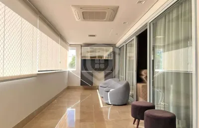 Apartamento mobiliado com 3 suítes para alugar, 143 m² por r$ 7.500/mês - maiorca residencial