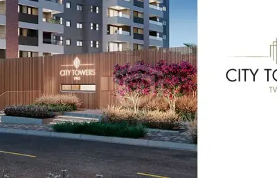 Cobertura com 3 suítes à venda no residencial city towers two
