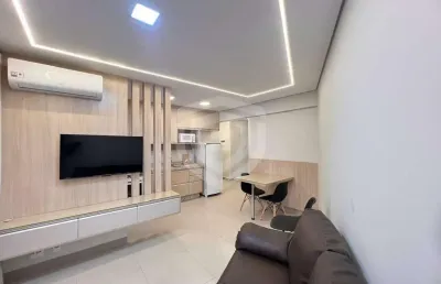 Apartamento com 1 dormitório mobiliado para alugar, 49 m² artemis residencial