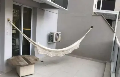 Novare alphaville - apartamento garden com 1 suíte, mobiliado, 1 vaga e ótima lo