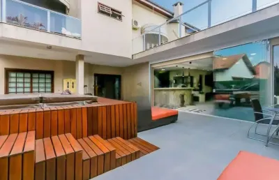 Morada dos pinheiros - casa com 537m², 4 suítes, 4 vagas e área gourmet completa