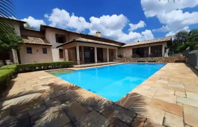 Alphaville 11 - casa com 990m², 6 suítes, 8 vagas, sauna e piscina em  santana d