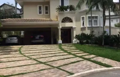Casa com 5 dormitórios à venda, 597 m² por r$ 5.200.000 - alphaville - santana d