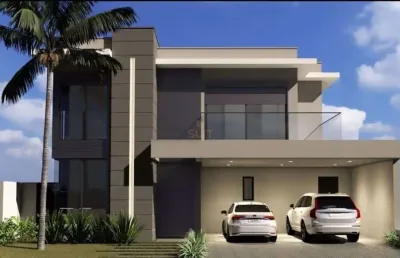 Casa com 4 dormitórios à venda, 370 m² por r$ 5.500. - alphaville - santana de p