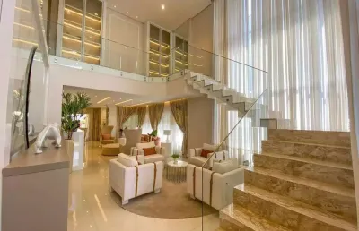 Casa com 4 dormitórios à venda, 440 m² por r$ 4.800.000,00 -  alphaville - santa