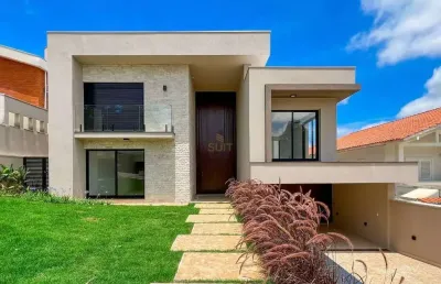 Alphaville 01 - casa com 640m², 4 suítes, 6 vagas, piscina, varanda, lareira em