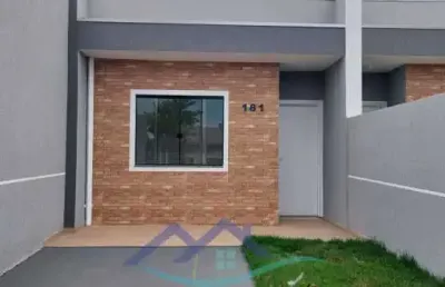 Casa com 2 quartos à venda na loteamento dona marly, cará-cará, ponta grossa, 50 m2 por r$ 235.000