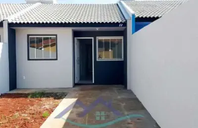 Casa com 2 quartos à venda na rua anna eliza zanon, nova rússia, ponta grossa, 50 m2 por r$ 175.000