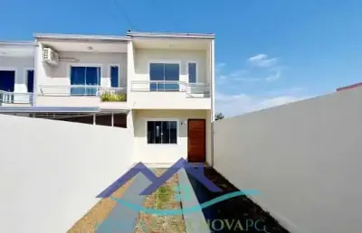 Casa com 2 quartos para alugar na rua jasmim, jardim canaã, ponta grossa, 76 m2 por r$ 1.600