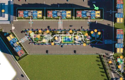 Apartamento para locação vista batel 2quartos com suite garden