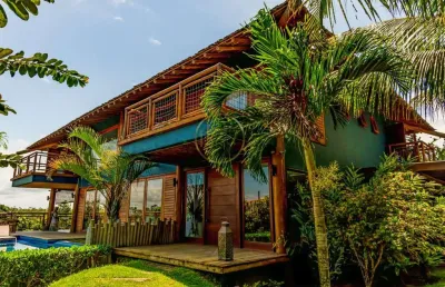 Casa de luxo 4 dormitórios em centro arraial - porto seguro