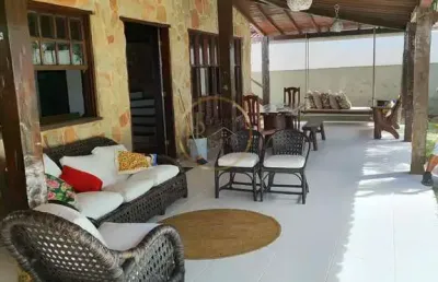 Casa luxuosa em taperapuã: 7 suítes, 360m² - r$1.700.000