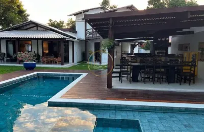 Casa à venda em são francisco, porto seguro: 3 suítes, 312m²