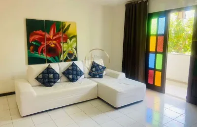 Apartamento à venda em arraial d'ajuda, 2 dorms, 89m², r$900mil