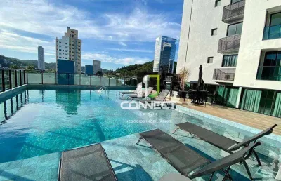 Apartamento com 2 dormitórios sendo uma suíte à venda, 63 m² - bairro praia brava - itajaí/sc