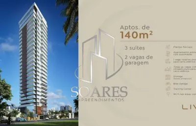 Live almaa em são bras - 3 suites e 2 vagas com vista panoramica para a baia