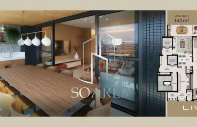 Live almaa 140m² com 3 suites em plena  conselheiro furtado - 2 vagas de garagem