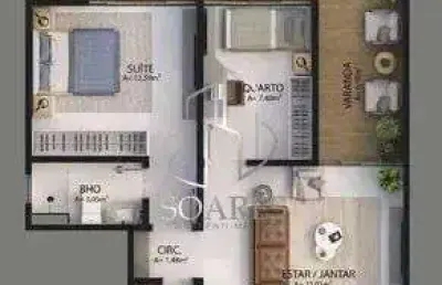 Apartamento com 2 quartos à venda na Rua General Henrique Gurjão, 231, Reduto, Belém