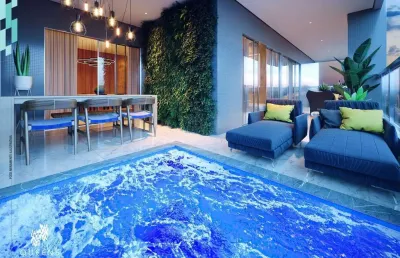 Queens residence – condomínio com sauna, quadra e piscinas