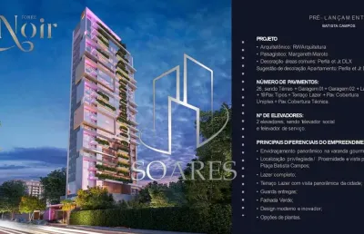 Torre noir – 2 suítes, 2 vagas e lazer completo na rua curuçá