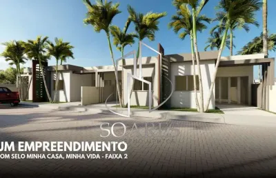 Condomínio olimpo casas no 40 horas com infraestrutura completa