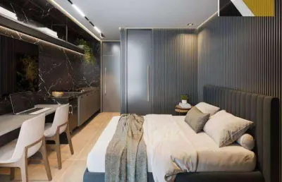 Apartamento flat com 1 dormitório à venda, 17 m² por r$ 359.000 - cabo branco - joão pessoa/pb