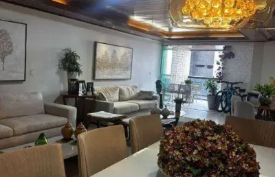 Apartamento com 4 dormitórios à venda, 190 m² por r$ 1.100.000,00 - tambaú - joão pessoa/pb