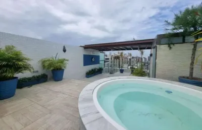 Cobertura com 3 dormitórios à venda, 122 m² por r$ 1.080.000,00 - cabo branco - joão pessoa/pb