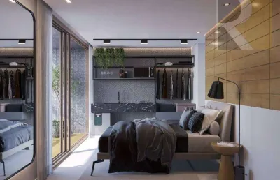 Apartamento flat beira mar com 1 dormitório à venda, 34 m² por r$ 489.000 - cabo branco - joão pessoa/pb