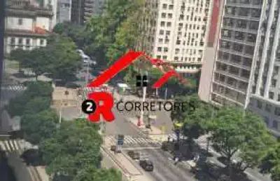 Sala comercial à venda na edifício palácio mercantil, centro, rio de janeiro, 35 m2 por r$ 120.000
