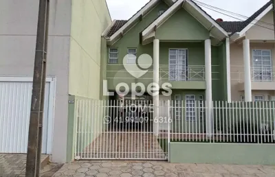 Casa com 3 quartos à venda na rua francisco de azevedo macedo, 815, vila solene, campo largo, 137 m2 por r$ 790.000