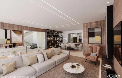 Casa em condomínio fechado com 4 quartos à venda na rua marechal anor teixeira dos santos, s/n, boa vista, curitiba, 360 m2 por r$ 1.980.000