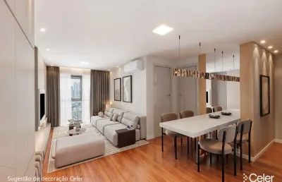 Apartamento com 1 quarto à venda na rua conselheiro laurindo, 1138, rebouças, curitiba, 41 m2 por r$ 465.000