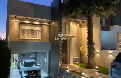 Casa em condomínio fechado com 3 quartos à venda na rua marechal anor teixeira dos santos, 851, boa vista, curitiba, 253 m2 por r$ 2.200.000