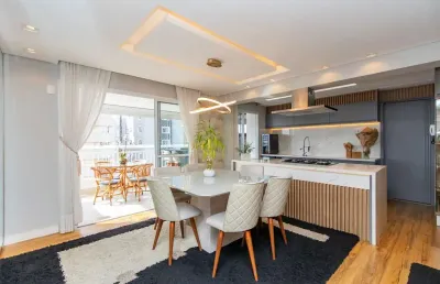 Apartamento com 3 quartos à venda na rua professora doracy cezzarino, 138, portão, curitiba, 125 m2 por r$ 1.650.000
